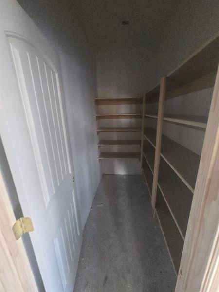 View of storage area