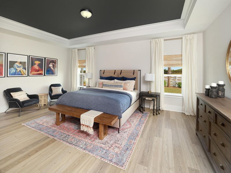 Furnished interior view inside a new home in , Summerville (Image 5).