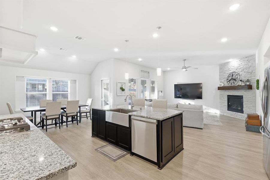 Furnished interior view inside a new home in , Midlothian (Image 13).