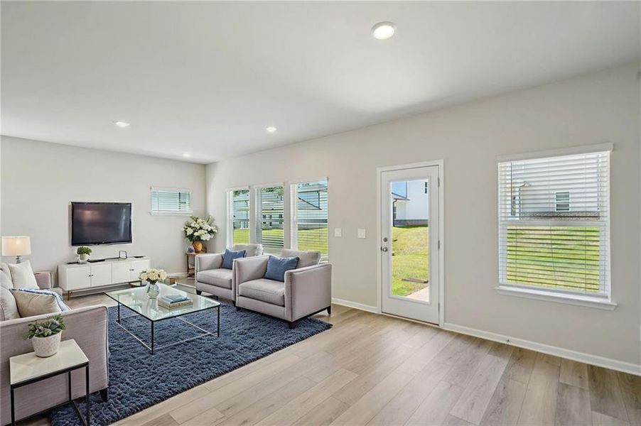 Furnished interior view inside a new home in Martin Springs - Reserve Series, Lawrenceville (Image 9). Furnished interior view inside a new home in Martin Springs - Reserve Series, Lawrenceville (Image 9).