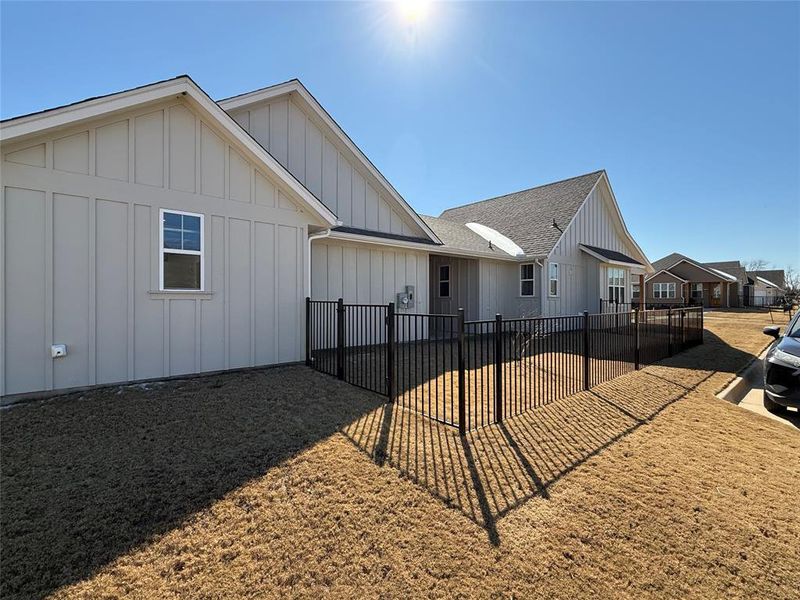 Exterior details and patio area of a home in , Granbury (Image 3). Exterior details and patio area of a home in , Granbury (Image 3).