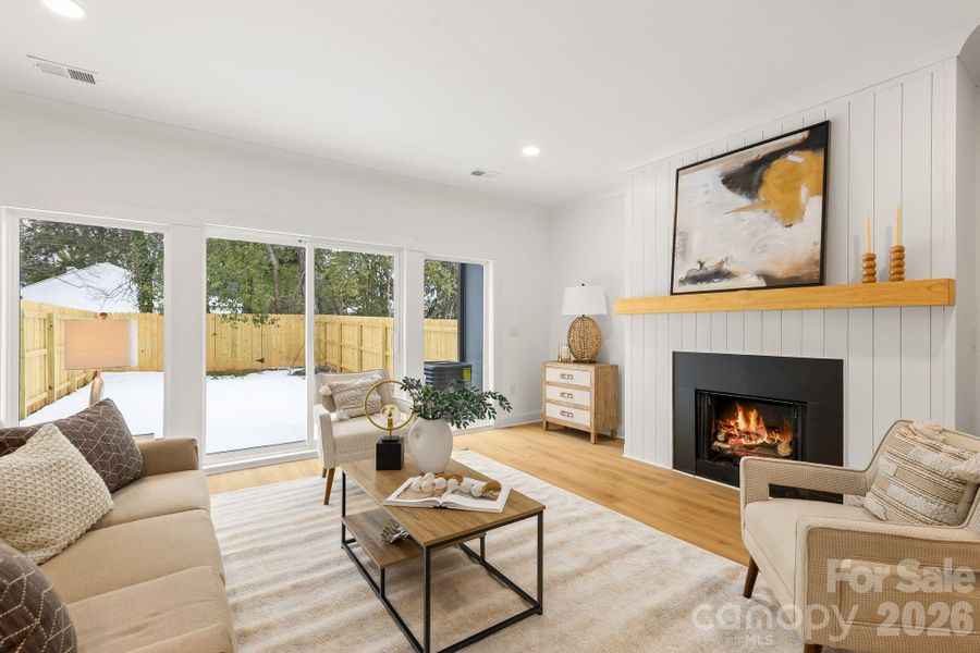 Furnished interior view inside a new home in , Charlotte (Image 11).