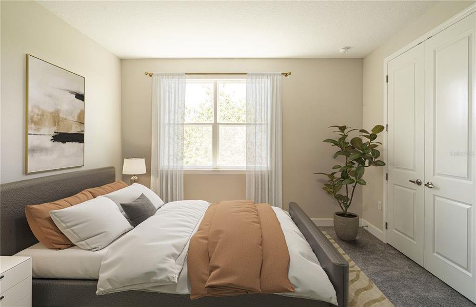 Furnished interior view inside a new home in , Tampa (Image 10). Furnished interior view inside a new home in , Tampa (Image 10).