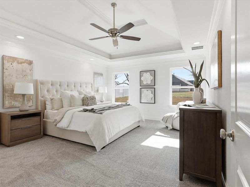 Furnished interior view inside a new home in , Granbury (Image 27).