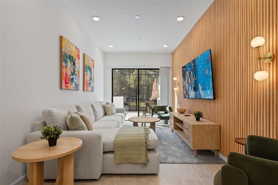 Furnished interior view inside a new home in , Orlando (Image 16).