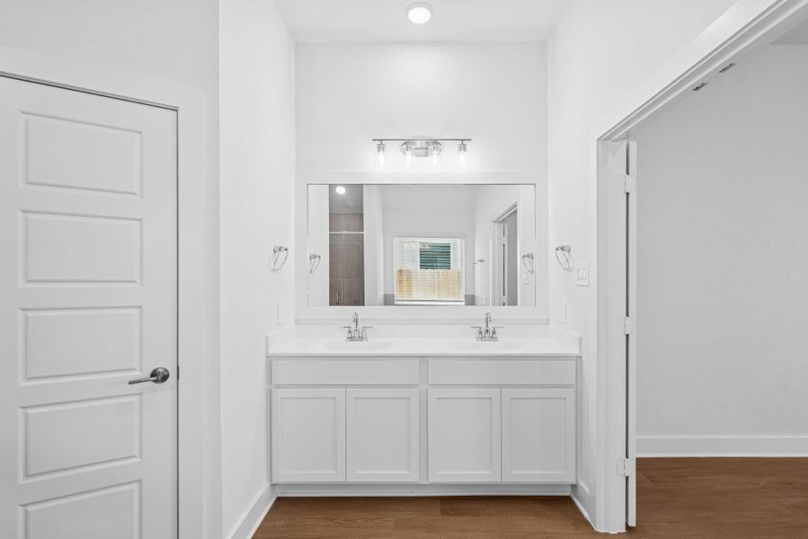 Furnished interior view inside a new home in Lone Star Landing, Montgomery (Image 13).