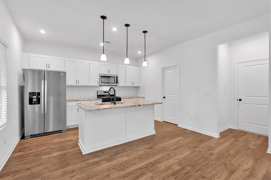 Furnished interior view inside a new home in Meadow Pines, Dallas (Image 13).