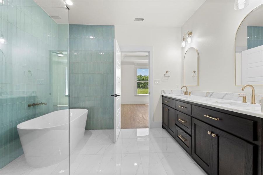 Furnished interior view inside a new home in Briar Branch Estates, Celeste (Image 10). Furnished interior view inside a new home in Briar Branch Estates, Celeste (Image 10).