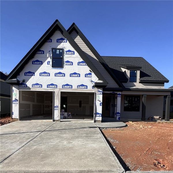 In-progress construction of a new home in , Greensboro, GA (Image 6).