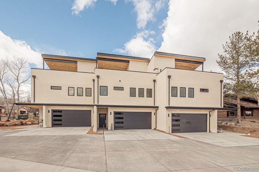 Front exterior of a new home in , Grand Junction, CO, highlighting curb appeal (Image 19). Front exterior of a new home in , Grand Junction, CO, highlighting curb appeal (Image 19).