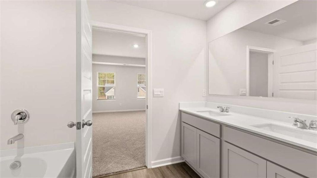 Furnished interior view inside a new home in , Locust Grove (Image 5).