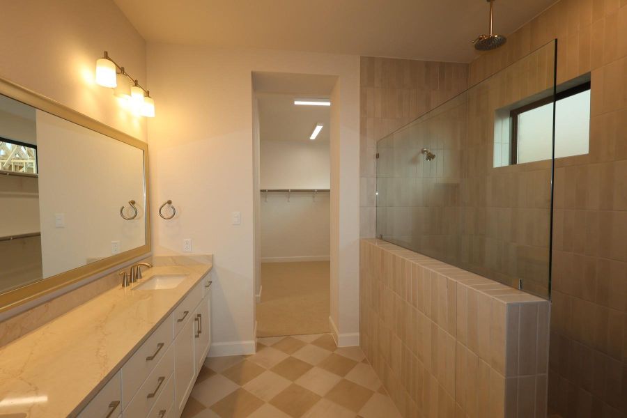 Furnished interior view inside a new home in Harvest Green 65', Richmond (Image 3).