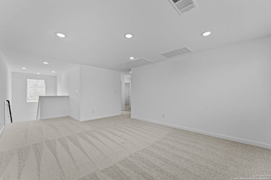 Spacious, unfurnished interior of a new home in Voss Farms: Coastline Collection, New Braunfels (Image 19).