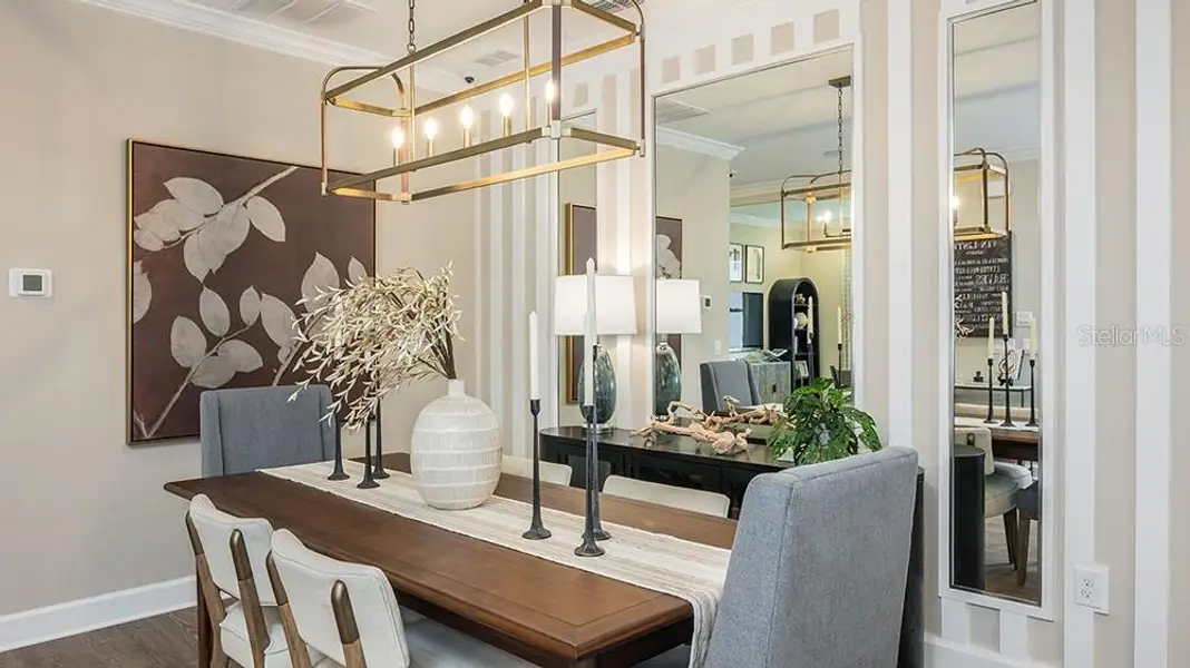 Furnished interior view inside a new home in Center Lake Ranch Community Group Page, St. Cloud (Image 6).