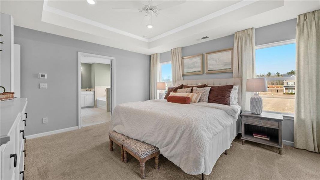 Furnished interior view inside a new home in Westland, Bogart (Image 7).