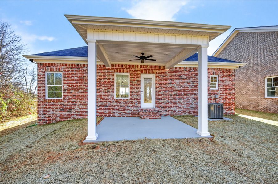 Exterior details and patio area of a home in Legacy Preserve, Tullahoma (Image 4).