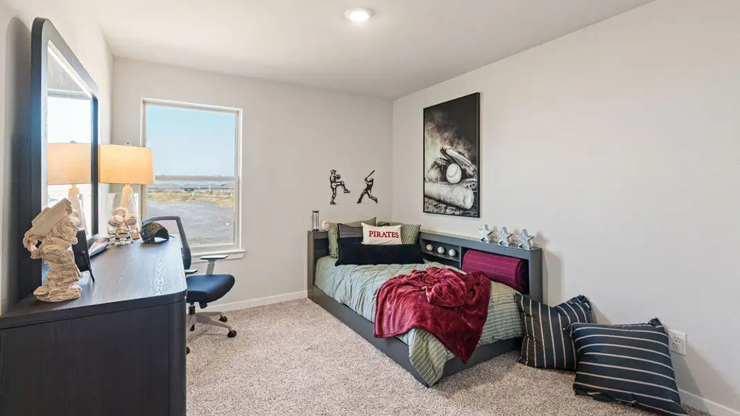 Furnished interior view inside a new home in London Towne, Corpus Christi (Image 17).