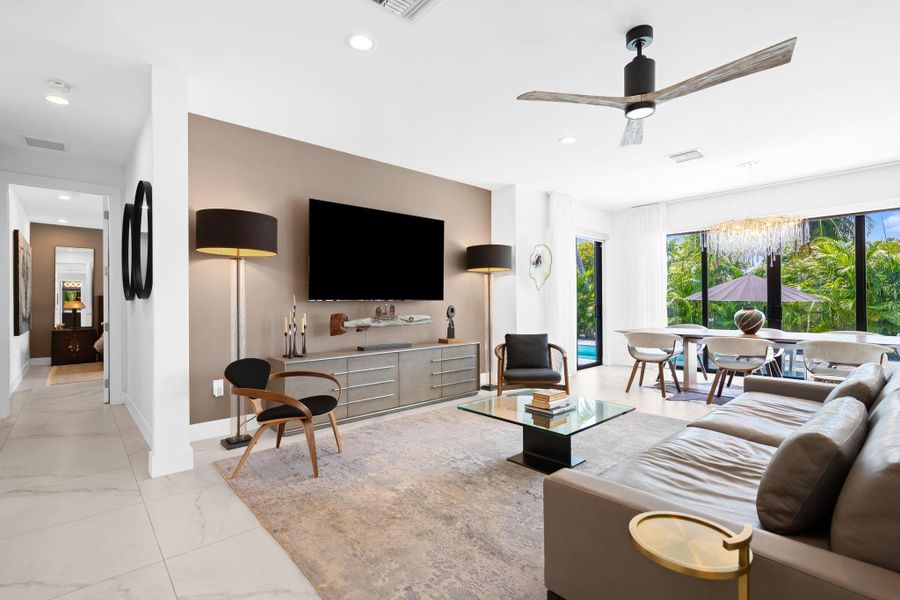 Furnished interior view inside a new home in , Fort Lauderdale (Image 7).
