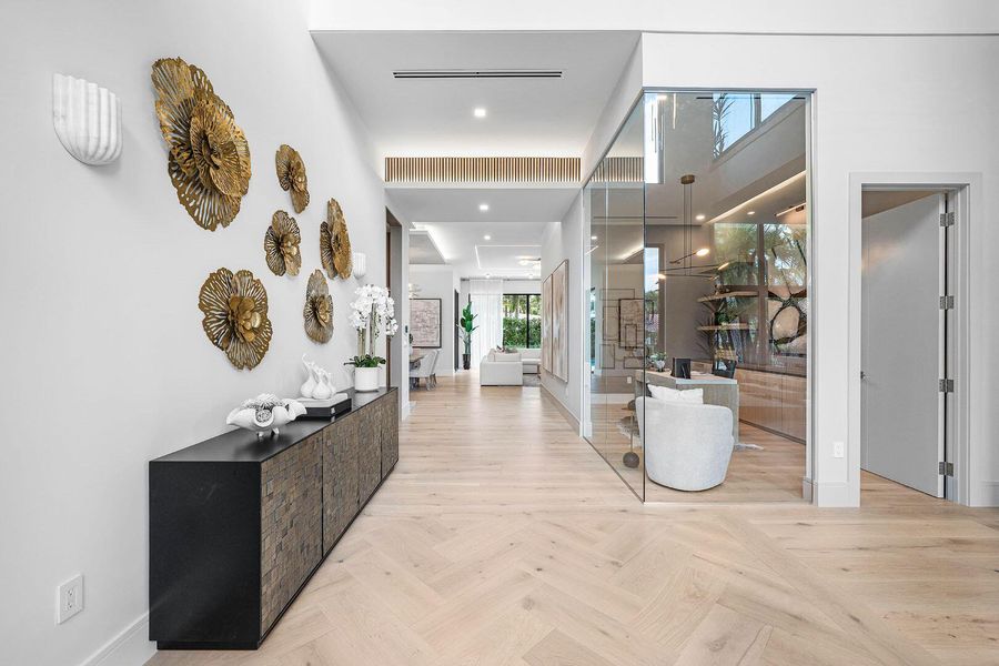 Furnished interior view inside a new home in , Boca Raton (Image 78).