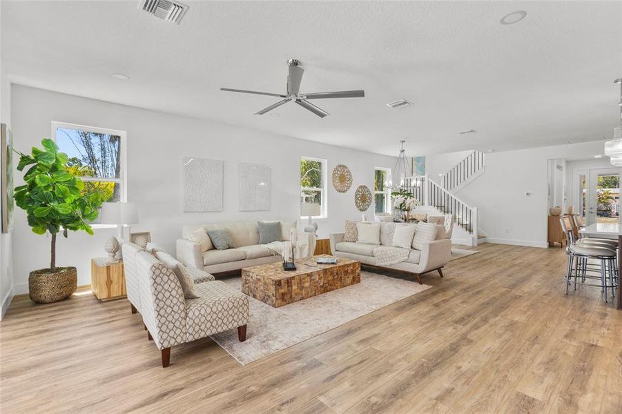 Furnished interior view inside a new home in , Sarasota (Image 15).