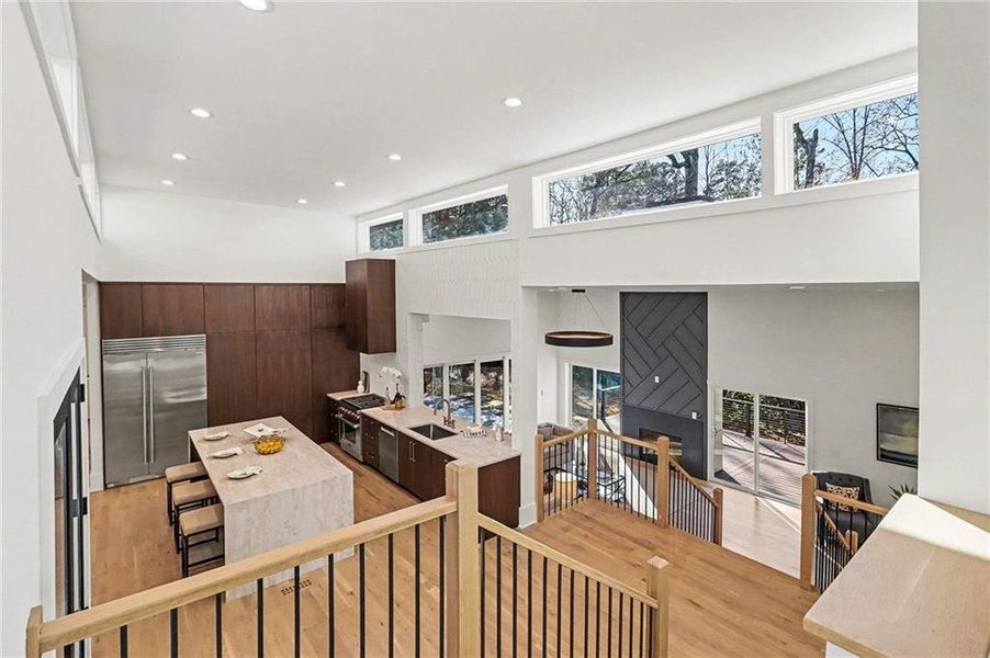 Furnished interior view inside a new home in , Atlanta (Image 9). Furnished interior view inside a new home in , Atlanta (Image 9).