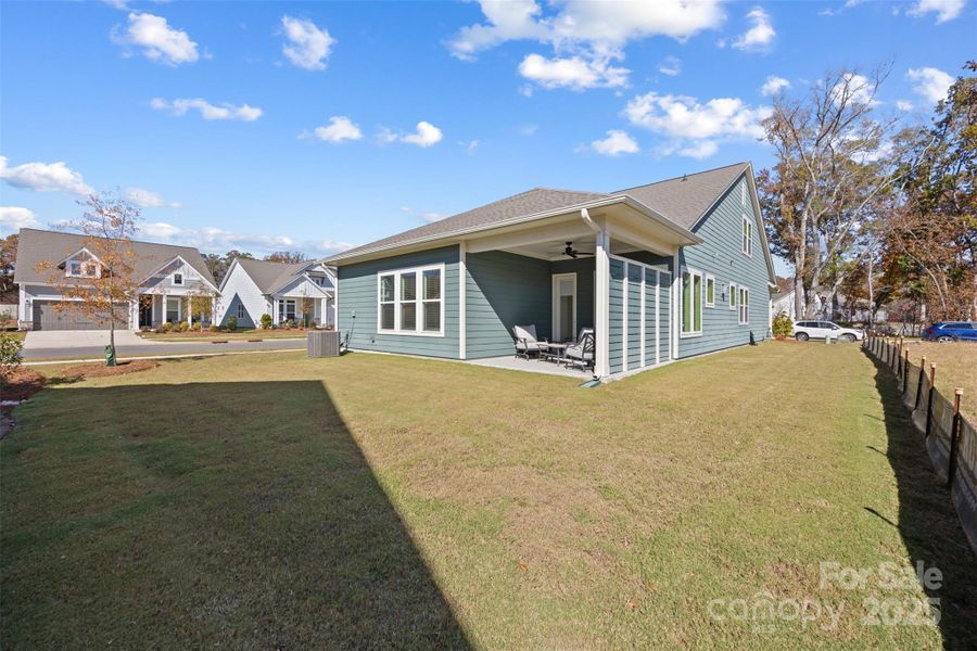 Exterior details and patio area of a home in , Waxhaw (Image 29).