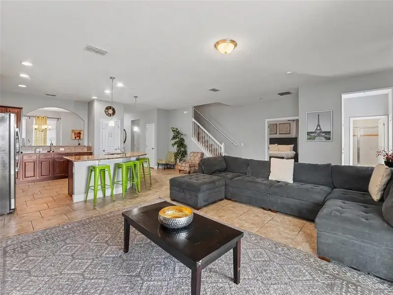 Furnished interior view inside a new home in , Davenport (Image 11).