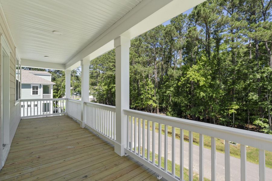 Exterior details and patio area of a home in Waterloo Estates, Johns Island (Image 20).