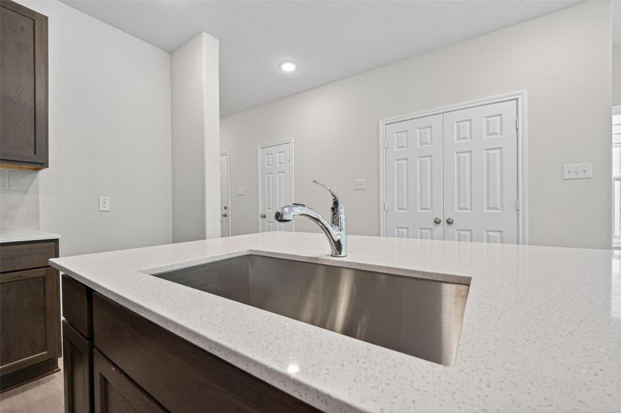 Close-up of interior finishes inside a home in , Houston (Image 13).