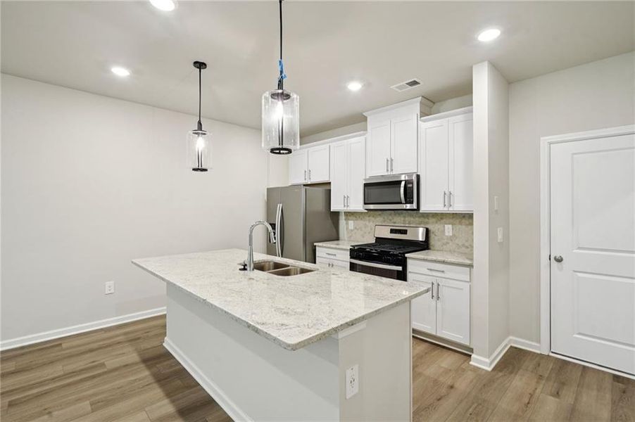 Furnished interior view inside a new home in Avalon - Vista Series, Conyers (Image 3).