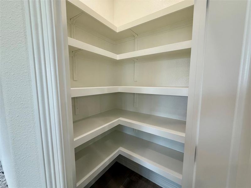 View of storage area