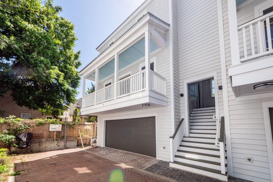 Exterior details and patio area of a home in , Charleston (Image 22). Exterior details and patio area of a home in , Charleston (Image 22).