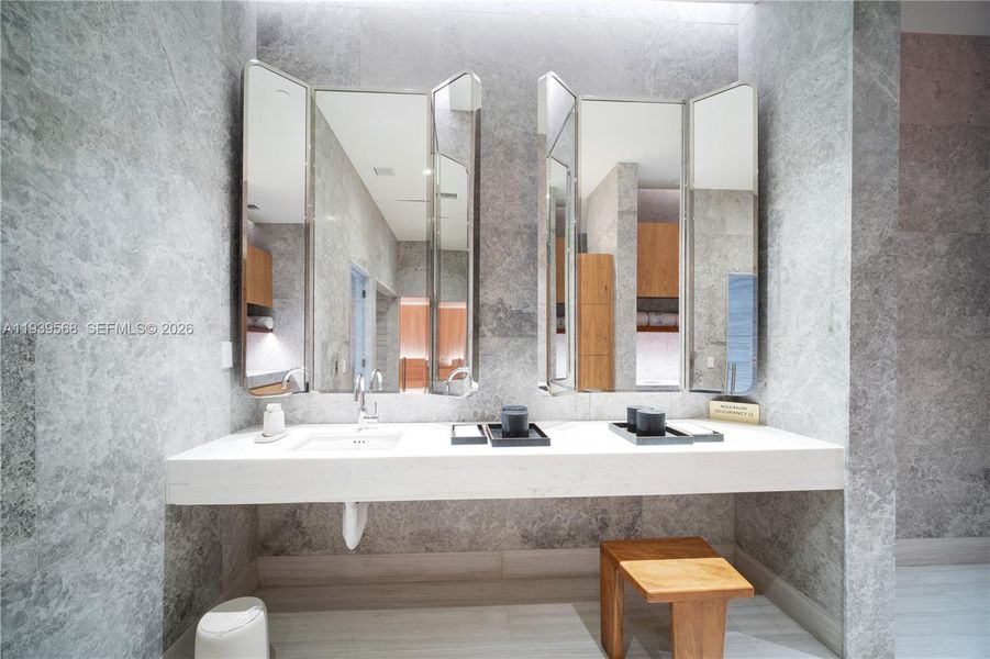 Furnished interior view inside a new home in Mr. C Residences, Miami (Image 21).