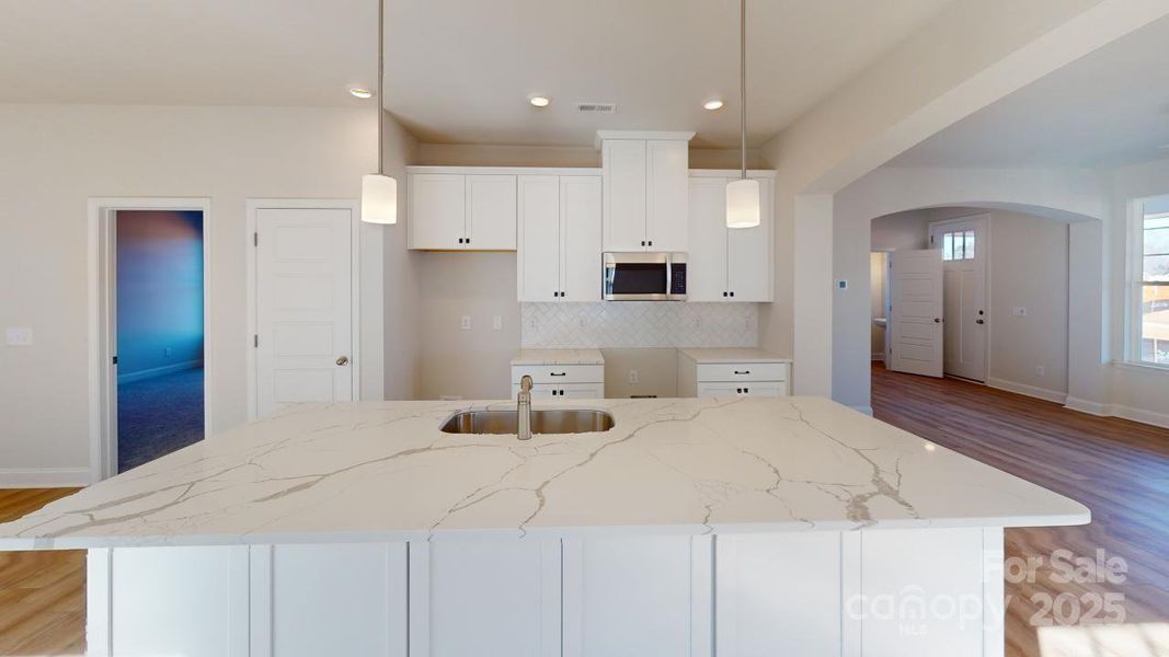 Furnished interior view inside a new home in Edgewood Preserve, Huntersville (Image 4).