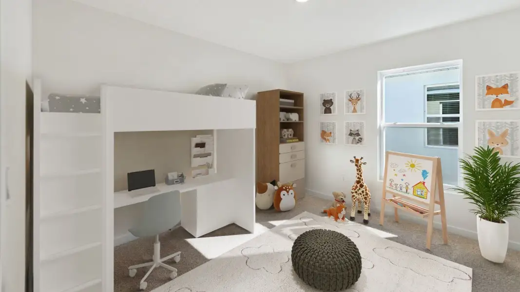 Representative furnished interior of a home built from the Alford by D.R. Horton in Campbell Crossing, Port Orange (Image 7).