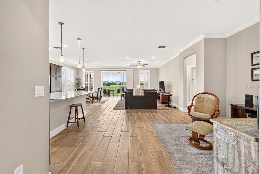 Furnished interior view inside a new home in , Ocala (Image 60).