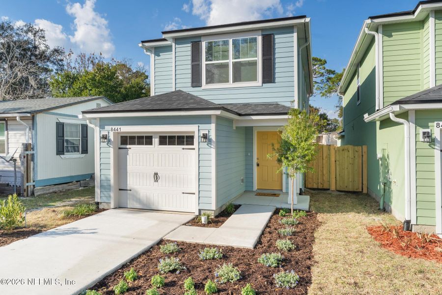 Front exterior of a new home in , Jacksonville, FL, highlighting curb appeal (Image 1). Front exterior of a new home in , Jacksonville, FL, highlighting curb appeal (Image 1).