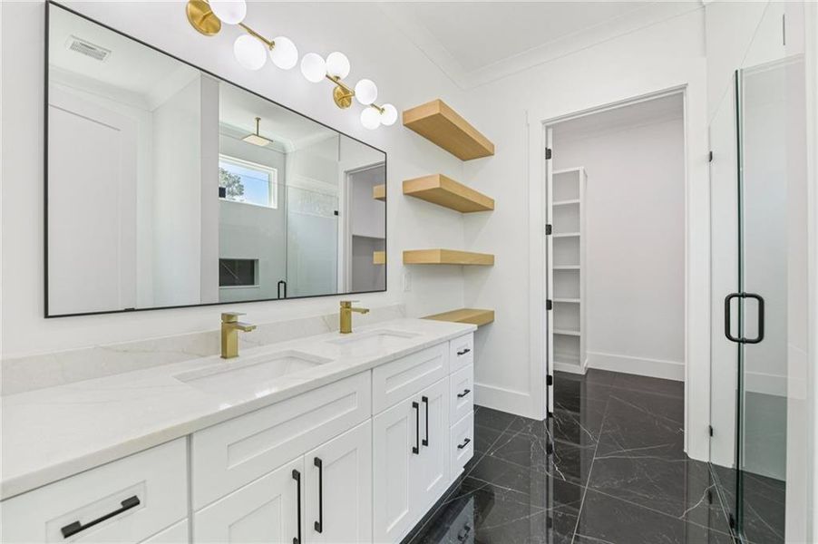 Furnished interior view inside a new home in , Grayson (Image 11).