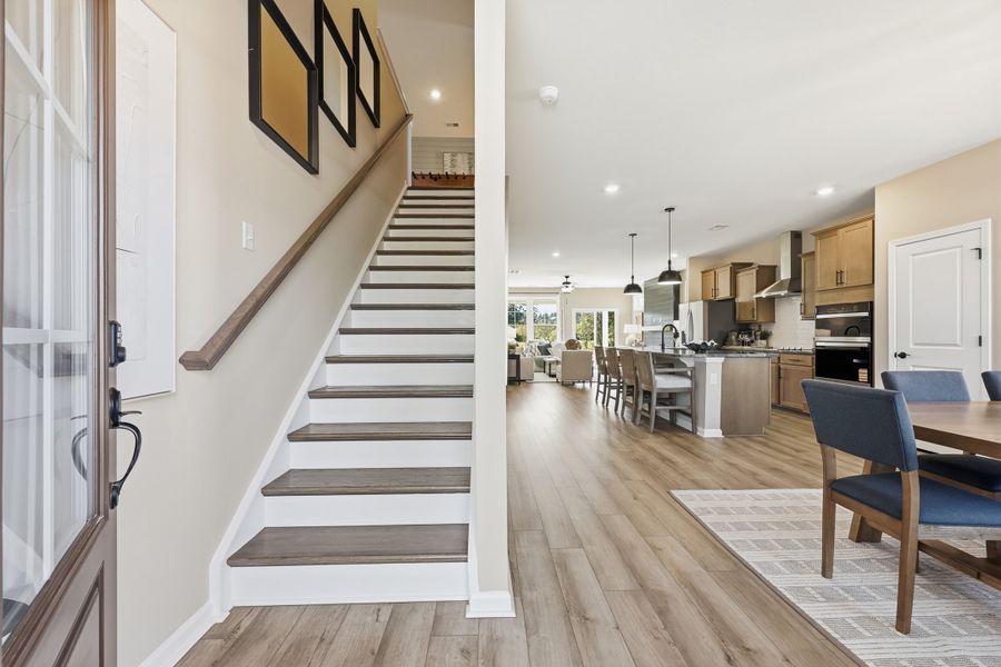 Representative furnished interior of a home built from the Rivercrest II by Great Southern Homes in Westwood Reserve, Conway (Image 8).