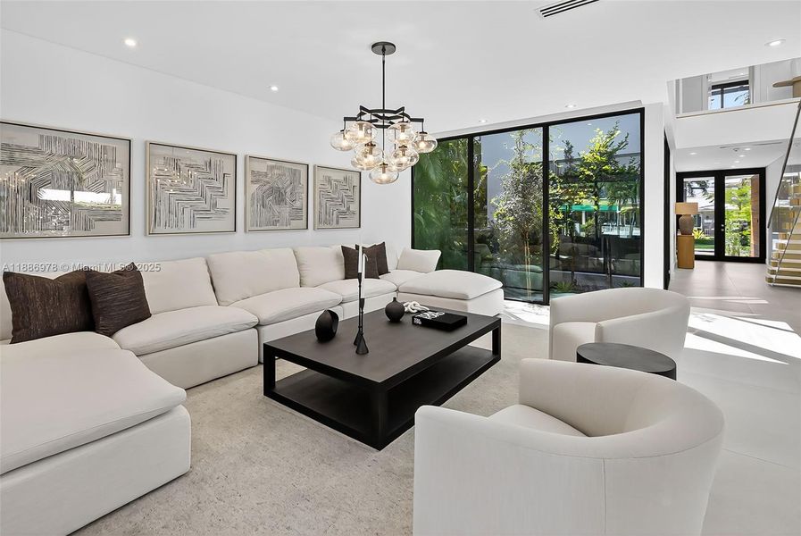 Furnished interior view inside a new home in , Fort Lauderdale (Image 35).