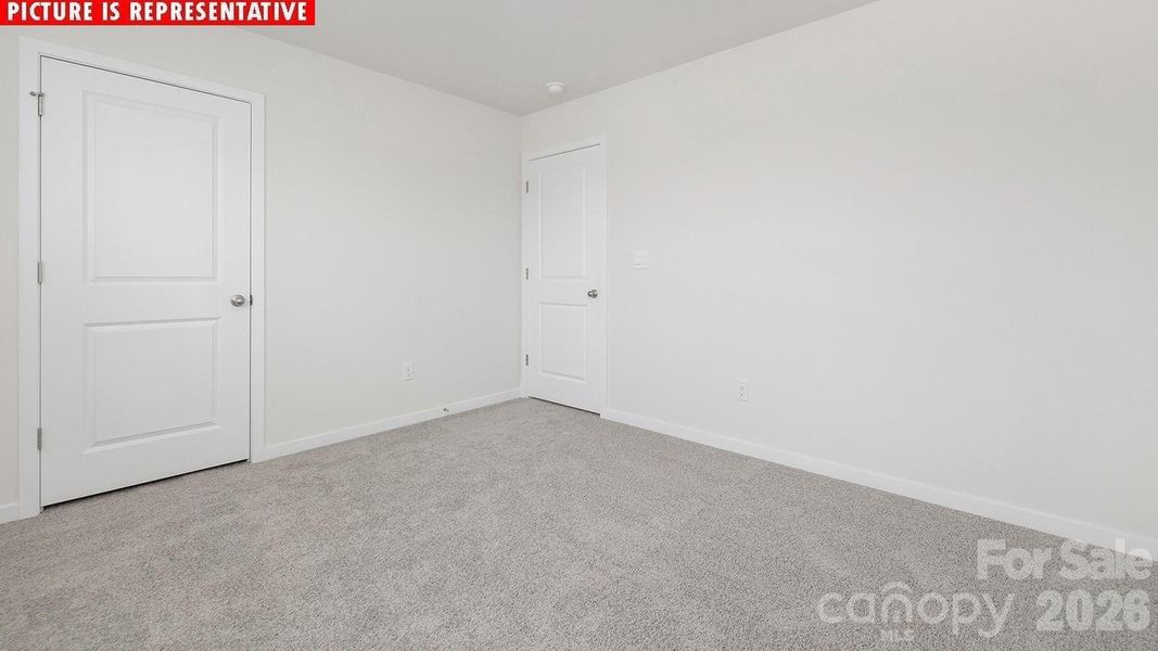 Spacious, unfurnished interior of a new home in Cardinal Creek, Charlotte (Image 24).