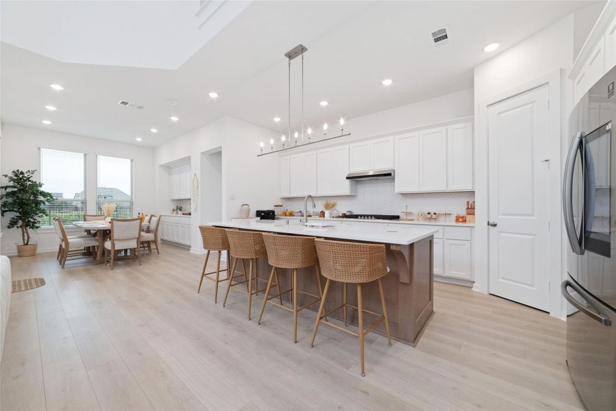 Furnished interior view inside a new home in Elyson, Katy (Image 18).