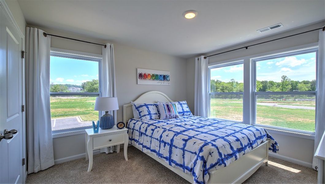 Furnished interior view inside a new home in Townes at Tap Root Farms, Fletcher (Image 15).