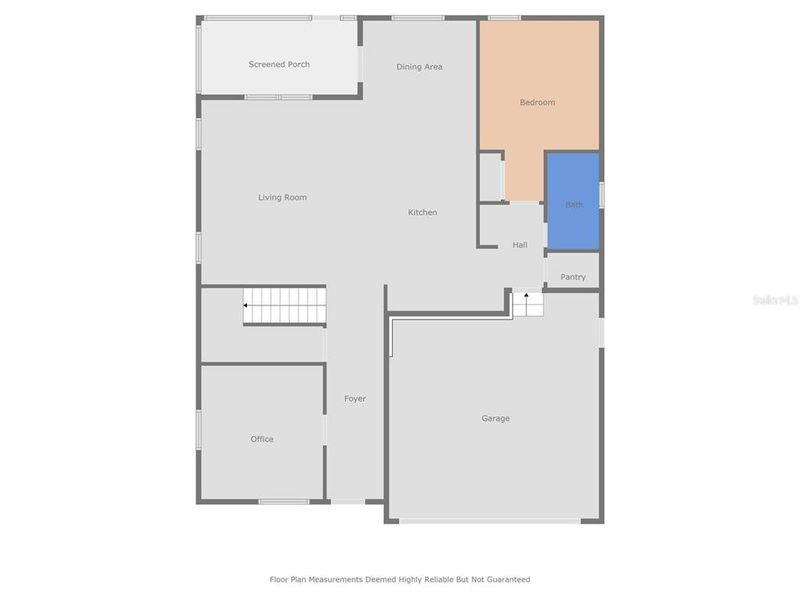 2D floor plan layout of this home in , Tampa, FL (Image 3).
