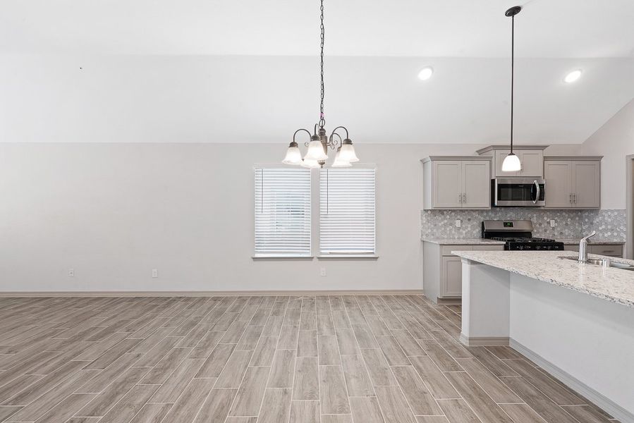 Representative unfurnished interior of a home built from the Rose- 1941SSC by Saratoga Homes in Paseo Del Este, El Paso (Image 20).