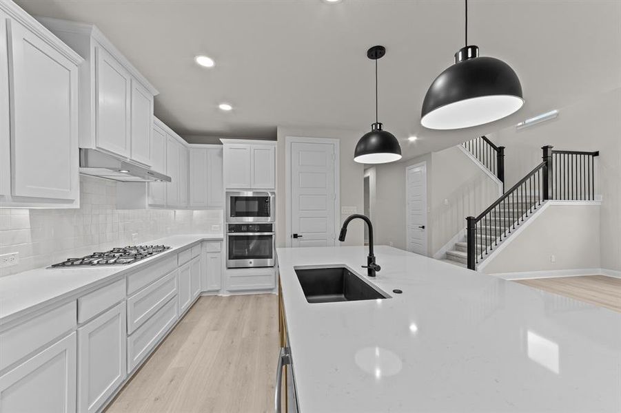 Furnished interior view inside a new home in Treeline, Justin (Image 4). Furnished interior view inside a new home in Treeline, Justin (Image 4).