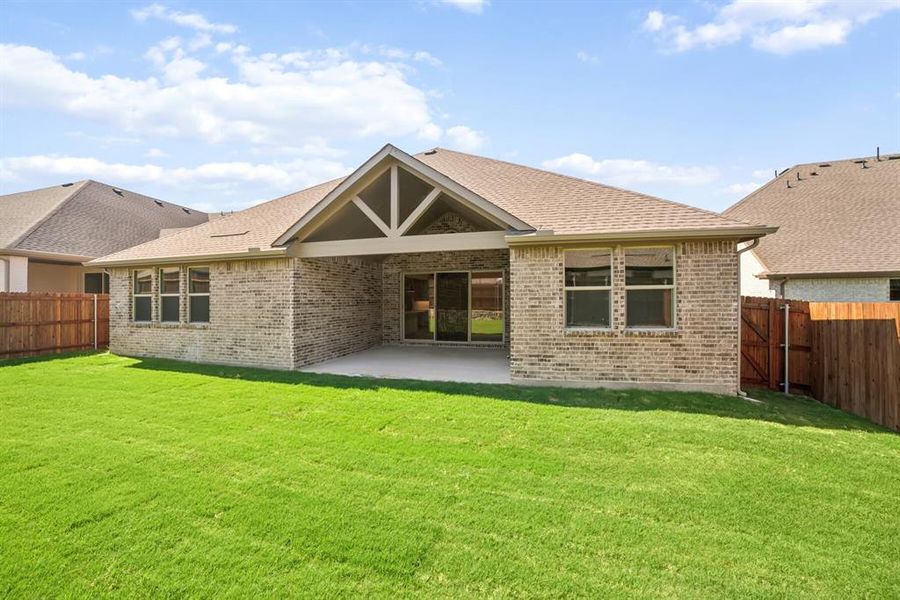 Exterior details and patio area of a home in Elevon, Lavon (Image 21). Exterior details and patio area of a home in Elevon, Lavon (Image 21).