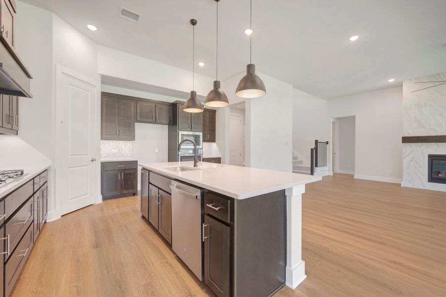 Furnished interior view inside a new home in View at the Reserve, Mansfield (Image 9).