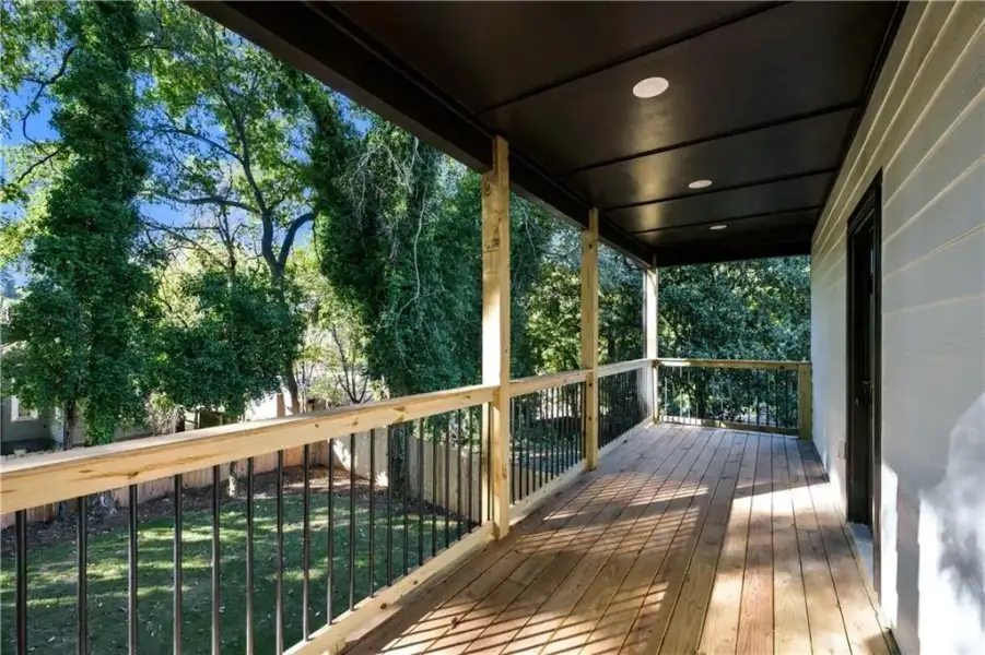Exterior details and patio area of a home in , Atlanta (Image 23).