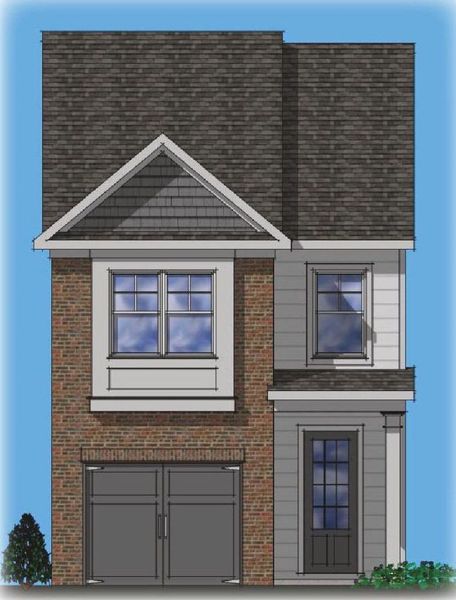 Representative rendering of the exterior for the McAfee by Rocklyn Homes (Image 4). Representative rendering of the exterior for the McAfee by Rocklyn Homes (Image 4).